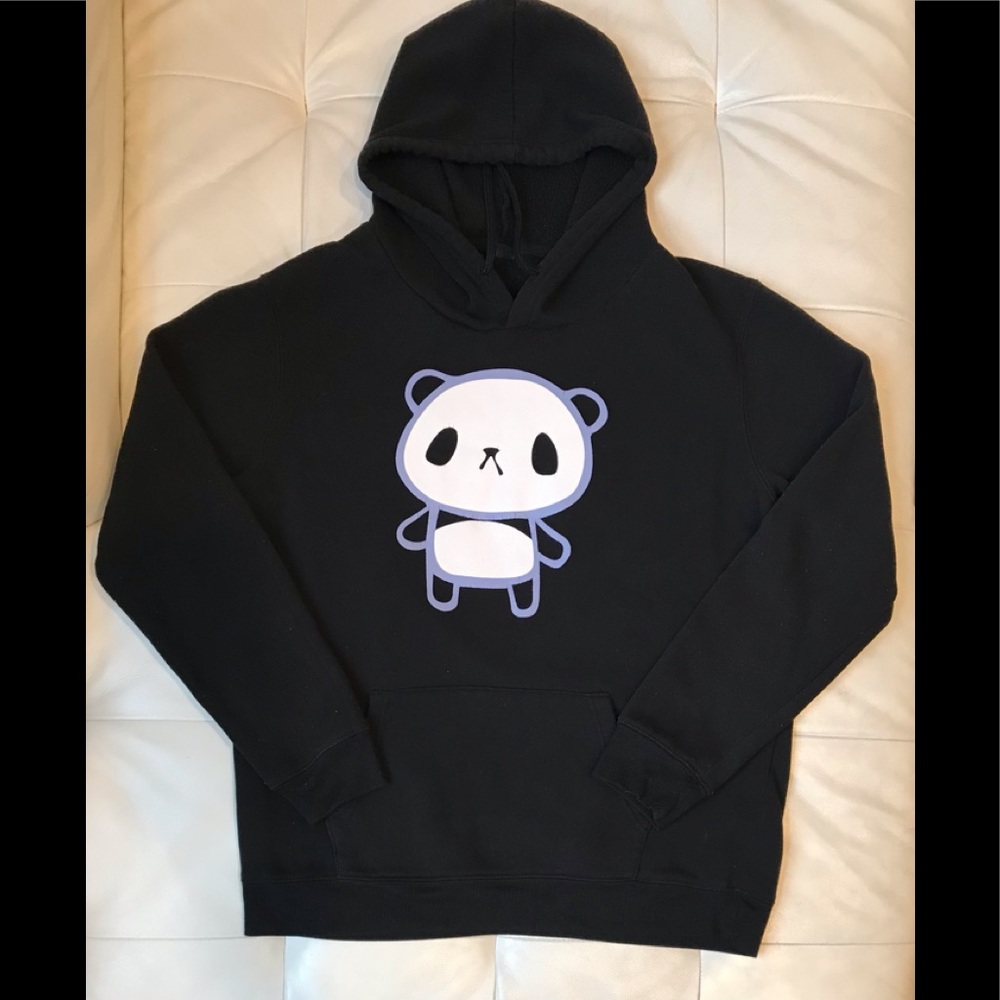 Black Panda Graphic Hoodie
